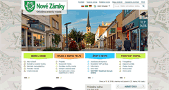 Desktop Screenshot of novezamky.sk